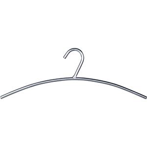Kleerhanger, blank aluminiumkleurig, VE = 5 stuks, zonder broekstang