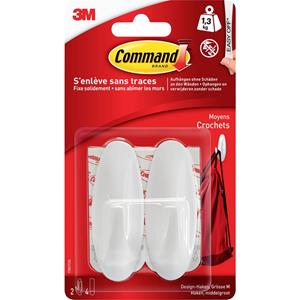 COMMAND 3 M Design-Haken, Kunststoff, 