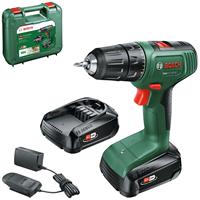 Bosch Home & Garden Akku-Bohrschrauber Easydrill 18V-40, Inkl. Koffer, mit 2 Akkus 18V/2Ah und Ladegerät