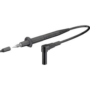 Stäubli XPF-484 Veiligheidsmeetsnoer [4mm-veiligheidsstekker - 4mm-veiligheidsstekker] 1.00 m Zwart 1 stuk(s)