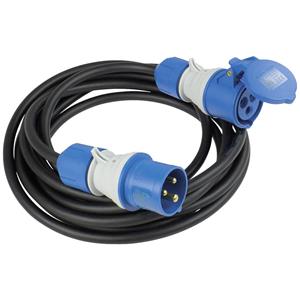 asschwabe AS Schwabe 61401 Strom Verlängerungskabel Schwarz, Blau 5m