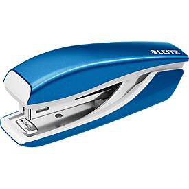 Leitz Heftgerät NeXXt WOW Mini No. 10 fest 10 Bl. (80 g/m²) inkl. integriertem Entklammerer Metall/Kunststoff blau