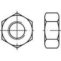 toolcraft TO-6861129 Zeskantmoeren M3 DIN 934 RVS V4A A4 100 stuk(s)