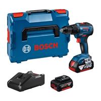 Bosch GSR 18V-55 06019H5200 Accu-schroefboormachine 18 V 4.0 Ah Li-ion Brushless, Incl. 2 accus, Incl. lader, Incl. koffer