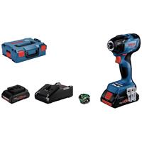 boschprofessional Bosch Professional GDR 18V-210 C 06019J0102 Akku-Drehschlagschrauber 18V 4.0Ah Li-Ion inkl. 2. Akku,