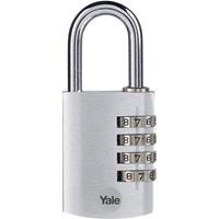 YALE YE3CB/38/131/1/S Vorhängeschloss 38mm Silber Zahlenschloss