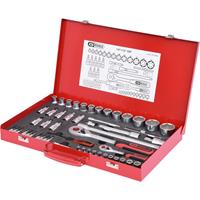 KSTOOLS KS TOOLS 1/4+1/2 Steckschlüssel-Satz, 52-tlg