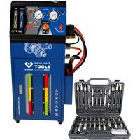 BRILLIANT TOOLS Getriebespülgerät für Automatikgetriebe inklusive 35-tlg Adapter-Satz - 