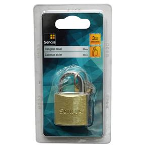 Sencys hangslot staal 30mm