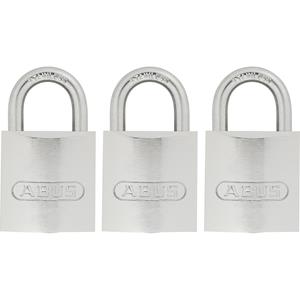 Abus hangslot KBIB2/30 3 stuks messing verchroomd