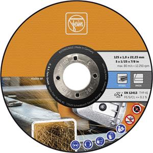 Fein 63709013010 Doorslijpschijf recht 125 mm 25 stuk(s)
