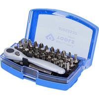 BRILLIANT TOOLS Bit-Satz mit Bit-Umschaltratsche, 32-tlg - 