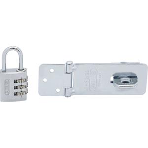 Abus combinatie-hangslot+ overval TCSA3/30 aluminium slothuis