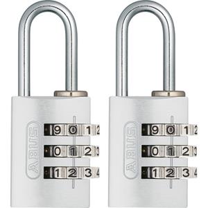 Abus cijferslot zilver CA2 20mm 2st