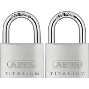 Abus hangslot Titalium TKTI25/50 2 stuks