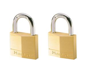 Masterlock Master Lock hangslot messing 50mm 2st.