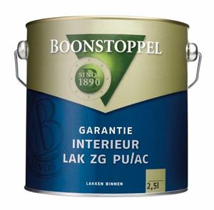 Boonstoppel garantie interieur lak zijdeglans pu ac kleur 2.5 ltr