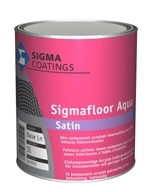 Sigma floor aqua satin kleur 5 ltr