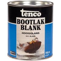 Tenco bootlak hoogglans 910 blank 0.75 ltr