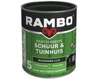 Rambo pantserbeits schuur en tuinhuis zijdeglans dekkend 1216 antraciet 2.5 ltr