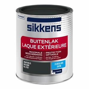 Sikkens buitenlak zijdeglans ral 7021 0.75 ltr