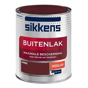 Sikkens buitenlak hoogglans wijnrood 0.75 l