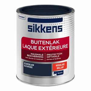 Sikkens buitenlak hoogglans geldersblauw 0.75 l