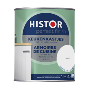 Histor perfect finish keukenkastjes zijdeglans wit 750 ml