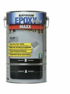 Rust-oleum epoxyshield maxx 2k-epoxyvloercoating waterbasis ral 7001 staalgrijs