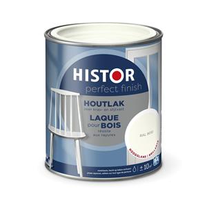 Histor perfect finish houtlak hoogglans ral 9010 0.25 ltr