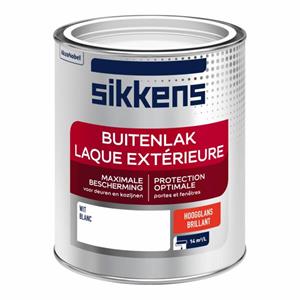 Sikkens buitenlak hoogglans wit 0.75 l