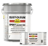 Rust-oleum 5500 high build oplosmiddelvrije epoxy lichtblauw set 4 ltr