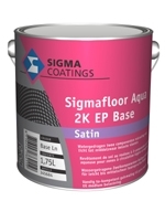 Sigma floor aqua 2k ep satin + verharder kleur 12 ltr