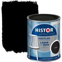 Histor perfect finish houtlak zijdeglans zwart 0.75 ltr