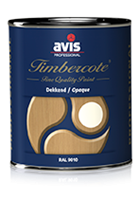 Avis timbercote dekkend ral 9010 1 ltr