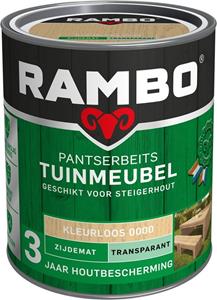 Rambo pantserbeits tuinmeubel zijdemat transparant kleurloos 750 ml