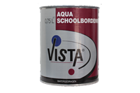 Vista aqua schoolbordenverf zwart 375 ml