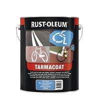 Rust-oleum tarmacoat sneldrogende vloerverf ral 3020 verkeersrood 5 ltr