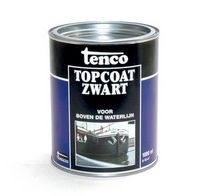 Tenco topcoat teervrij zwart 2.5 ltr