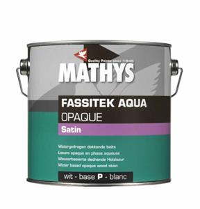 Mathys fassitek aqua opaque wit 2.5 ltr