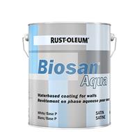 Rust-oleum biosan aqua satin wit 5 ltr
