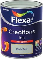 Flexa creations lak hoogglans wit morning snow 750 ml