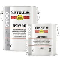 Rust-oleum 9100 epoxy deklaag high-solid ral 9010 zuiverwit set 5 ltr
