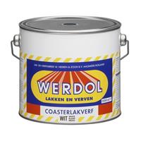 Werdol Coasterlak hoogglans aflak 2 l, wit