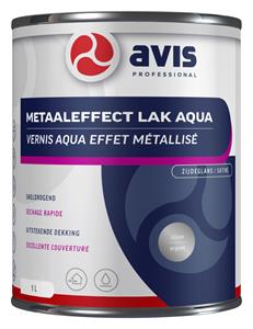 Avis aqua metallic zilver 125 ml