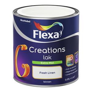Flexa creations lak extra mat fresh linen 250 ml