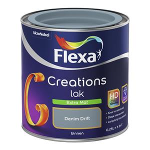 Flexa creations lak extra mat denim drift 250 ml