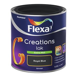 Flexa creations lak extra mat royal blue 250 ml