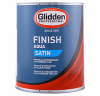 Glidden aqua finish sp satin wit 1 ltr