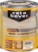 Cetabever meubellak natuurlijk effect white wash 0.75 ltr